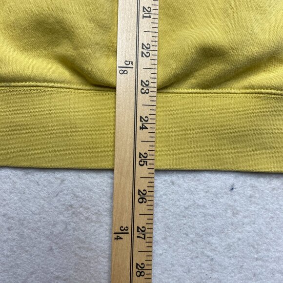 Vintage Nike Hoodie Men's XL Yellow Drawstring Pullover Swoosh White Tag Y2K - Picture 12 of 12